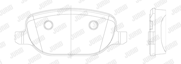 Brake Pad Set, disc brake (573252J)