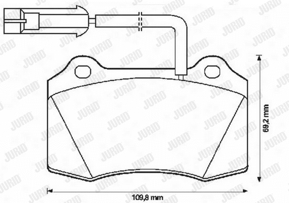 Brake Pad Set, disc brake (571427J)