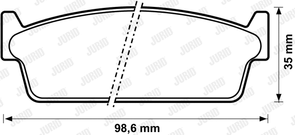 Brake Pad Set, disc brake (572152J)