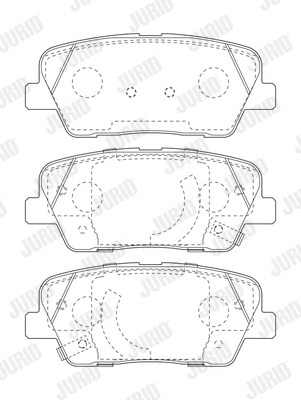 Brake Pad Set, disc brake (573823J)