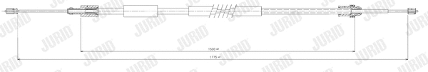 Cable Pull, parking brake (432865J)