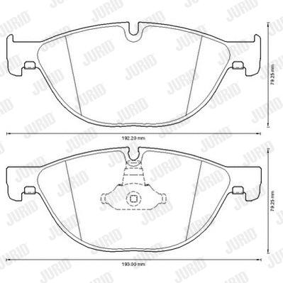 Brake Pad Set, disc brake (573292J)