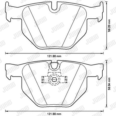 Brake Pad Set, disc brake (573224JC)