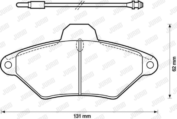 Brake Pad Set, disc brake (571757J)