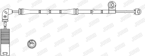 Warning Contact, brake pad wear (581408)