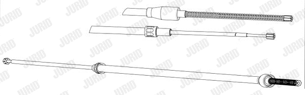 Cable Pull, parking brake (433102J)