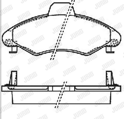 Brake Pad Set, disc brake (571964D)