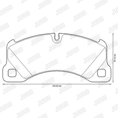 Brake Pad Set, disc brake (573329JC)