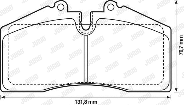 Brake Pad Set, disc brake (571534J)