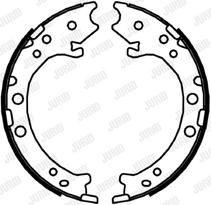 Brake Shoe Set, parking brake (362638J)