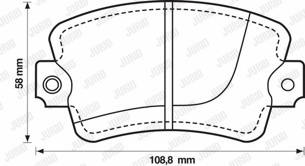 Brake Pad Set, disc brake (571246J)