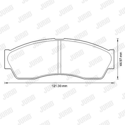 Brake Pad Set, disc brake (573341J)