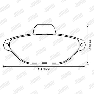 Brake Pad Set, disc brake (573169J)