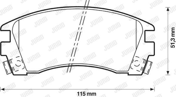 Brake Pad Set, disc brake (572397J)