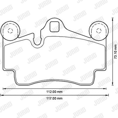 Brake Pad Set, disc brake (573227JC)