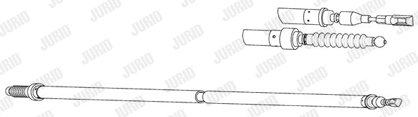 Cable Pull, parking brake (432938J)