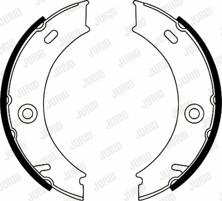 Brake Shoe Set, parking brake