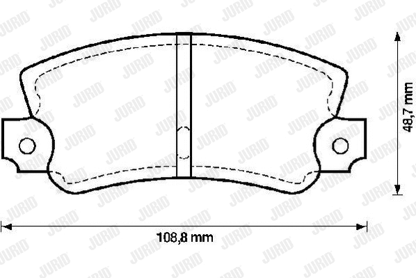 Brake Pad Set, disc brake (571475J)