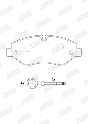 Brake Pad Set, disc brake (2919209560)