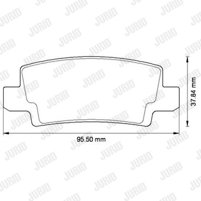 Brake Pad Set, disc brake (572492J)