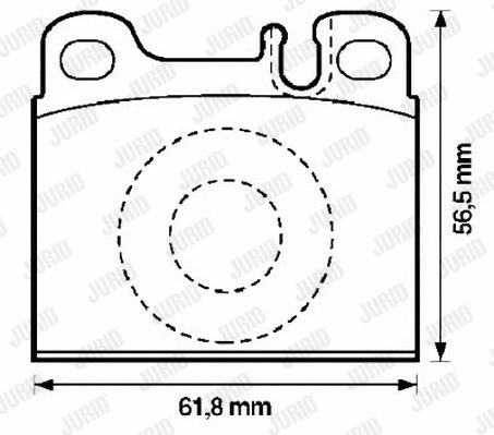 Brake Pad Set, disc brake (571342J)