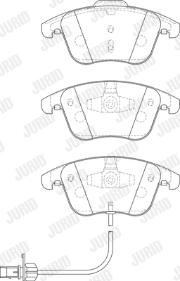 Brake Pad Set, disc brake (573258JC)