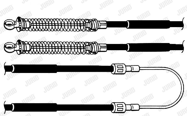Cable Pull, parking brake (432044J)