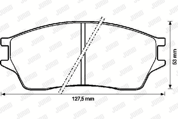 Brake Pad Set, disc brake (572273J)