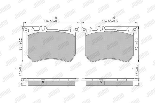 Brake Pad Set, disc brake (573797J)
