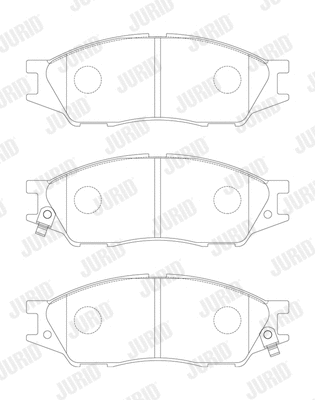 Brake Pad Set, disc brake (574048J)