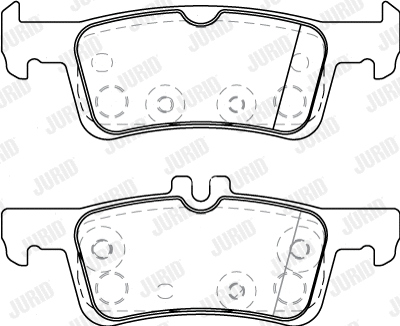 Brake Pad Set, disc brake (573872J)