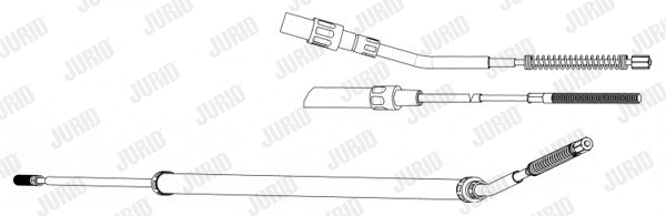 Cable Pull, parking brake (432836J)