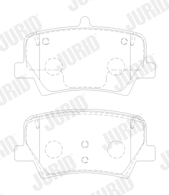 Brake Pad Set, disc brake (573874J)