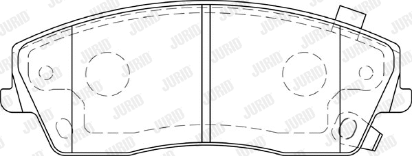 Brake Pad Set, disc brake (573643J)