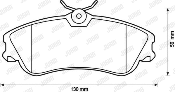Brake Pad Set, disc brake (571966J)
