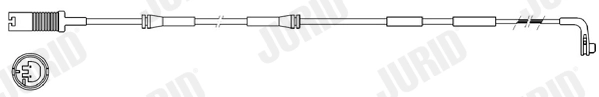 Warning Contact, brake pad wear (FWI320)