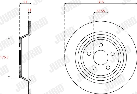 Brake Disc (563318JC-1)