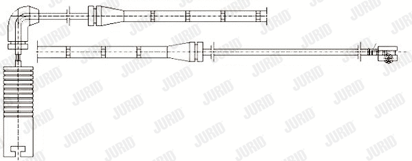 Warning Contact, brake pad wear (581367)