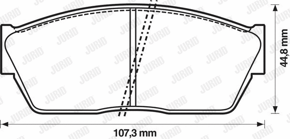 Brake Pad Set, disc brake (572180J)