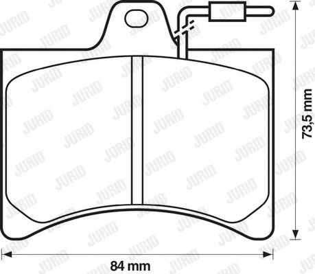 Brake Pad Set, disc brake (571263J)