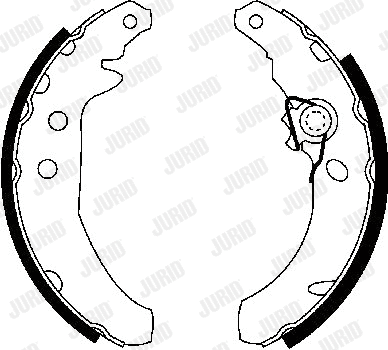 Brake Shoe Set (362300J)