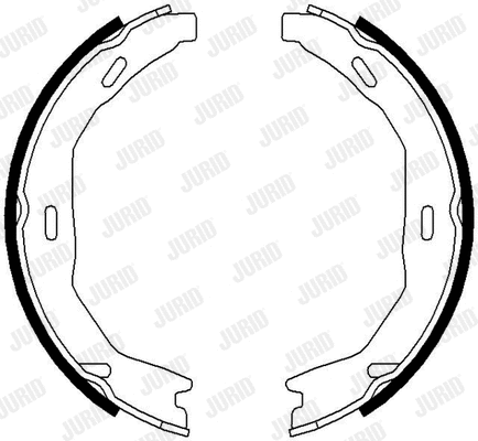 Brake Shoe Set, parking brake (362561J)