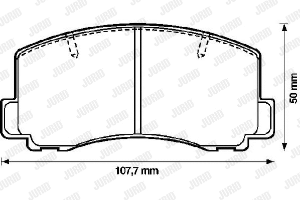 Brake Pad Set, disc brake (572187J)