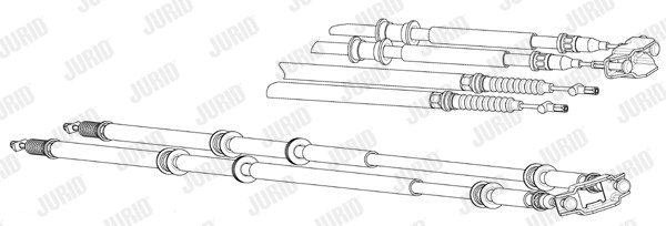 Cable Pull, parking brake (433016J)