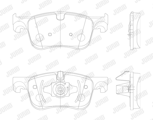 Brake Pad Set, disc brake (573604J)