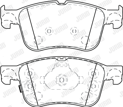 Brake Pad Set, disc brake (573834J)