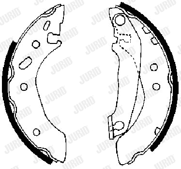 Brake Shoe Set (361555J)