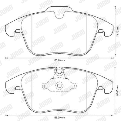Brake Pad Set, disc brake (573336JC)