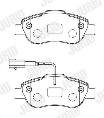 Brake Pad Set, disc brake (573266J)