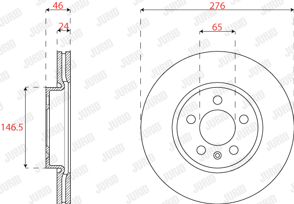 Brake Disc (563228JC)